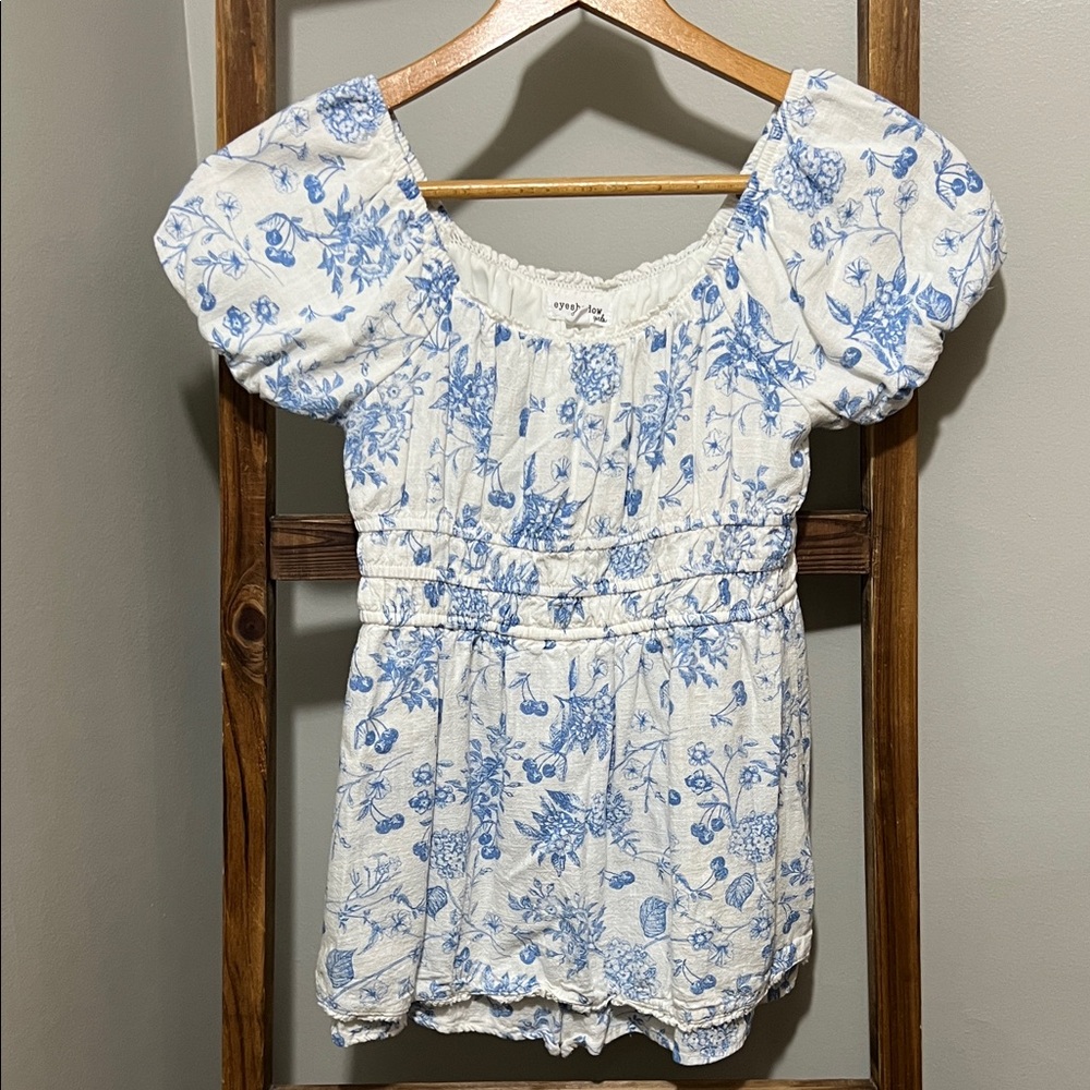 EYESHADOW Girls Floral Romper